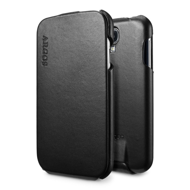 Кожаный чехол SPIGEN для Galaxy S4 - Argos - Черный - SGP10225