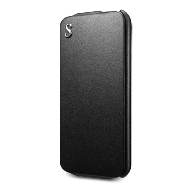 Кожаный чехол SPIGEN для iPhone SE / 5s / 5 - illusion Legend - Черный - SGP09645