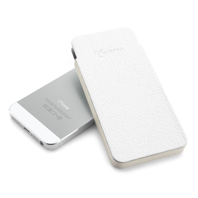 Кожаный чехол SPIGEN для iPhone SE / 5s / 5 - Crumena S - Белый - SGP09516