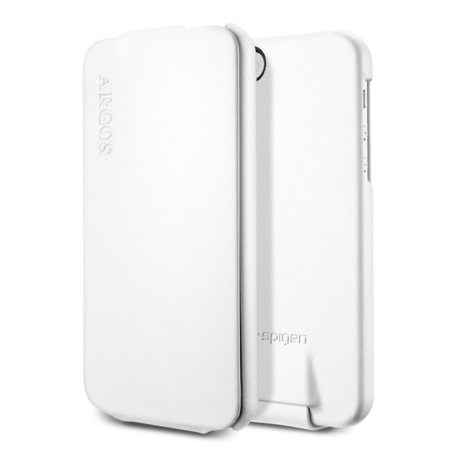 Кожаный чехол SPIGEN для iPhone SE / 5s / 5 - Argos - Белый - SGP09599