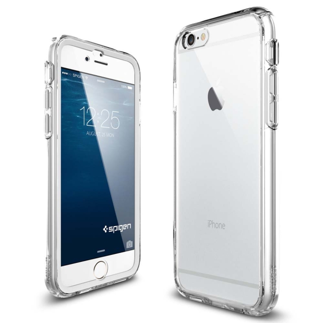 Защитный чехол SPIGEN для iPhone 6s / 6 - Ultra Hybrid FX - Кристально-прозрачный - SGP11362