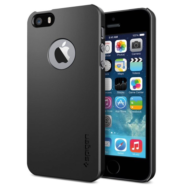 Накладка SPIGEN для iPhone SE / 5s / 5 - Ultra Thin Air A - Черный - SGP10499