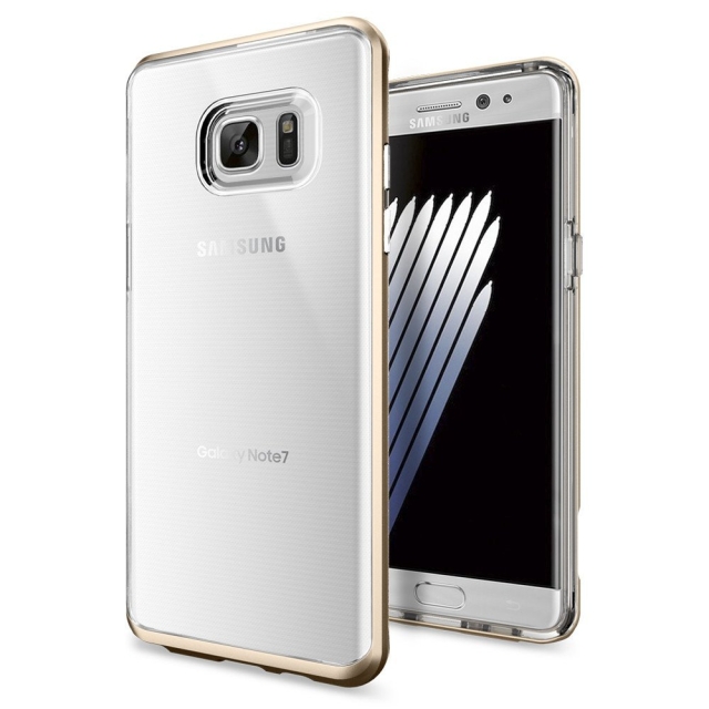 Прозрачный чехол SPIGEN для Galaxy Note 7 - Neo Hybrid Crystal - Золотой - 562CS20564