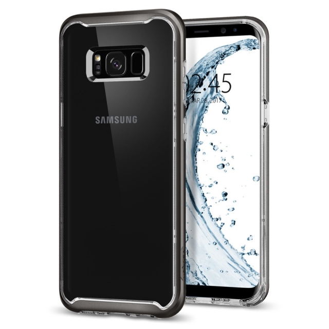 Прозрачный чехол SPIGEN для Galaxy S8 - Neo Hybrid Crystal - Темно-серый - 565CS21602