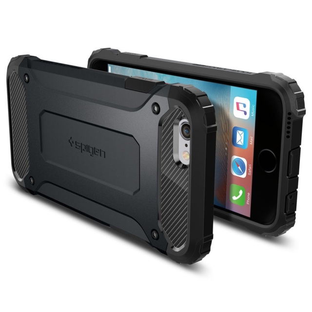 Ударопрочный чехол SPIGEN для iPhone 6s / 6 - Tough Armor Tech - Синевато-серый - SGP11743