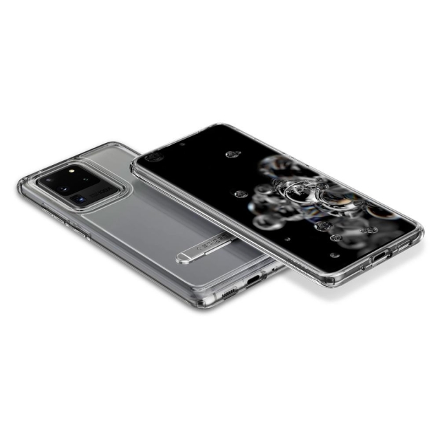 Гибридный чехол SPIGEN для Galaxy S20 Ultra - Ultra Hybrid S - Кристально-прозрачный - ACS00715