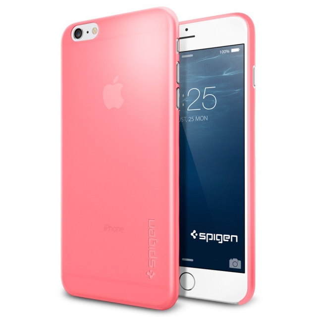 Оригинальный чехол SPIGEN для iPhone 6s Plus / 6 Plus - Air Skin - Ярко-розовый - SGP11160