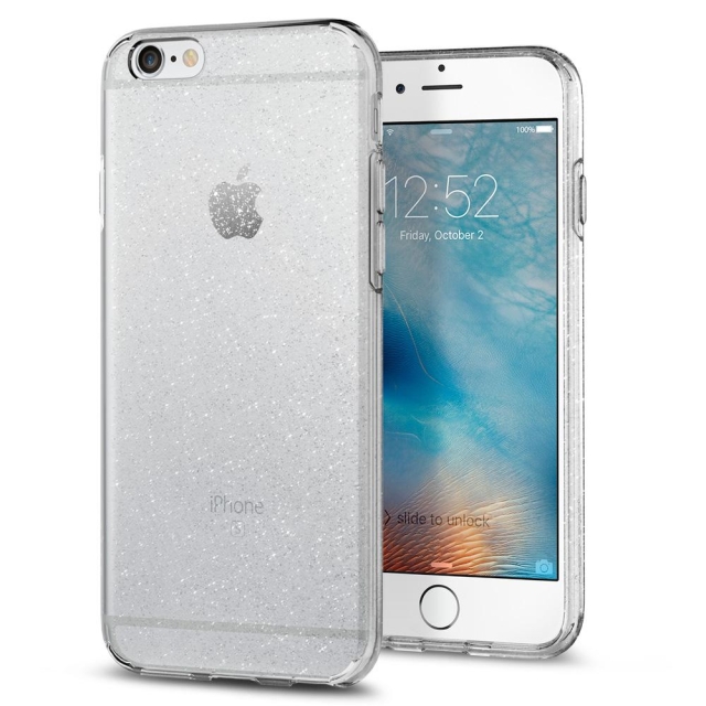 Чехол-капсула SPIGEN для iPhone 6S / 6 - Liquid Crystal Glitter - Прозрачный кварц - 035CS21755
