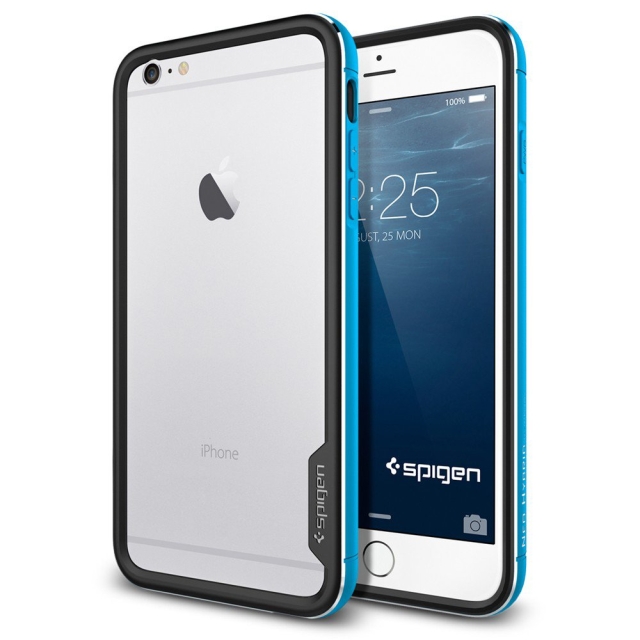 Премиум бампер SPIGEN для iPhone 6s Plus / 6 Plus - Neo Hybrid EX Metal - Синий - SGP11193