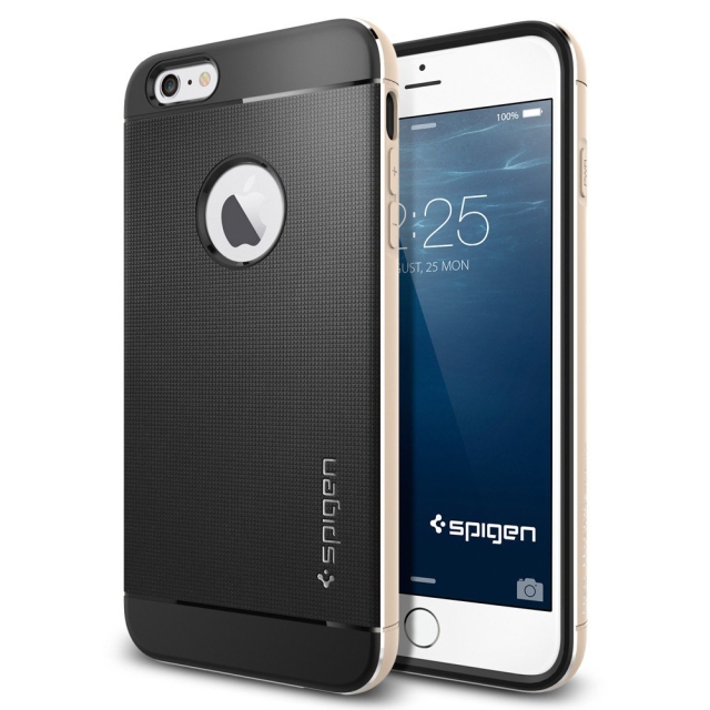 Премиум чехол SPIGEN для iPhone 6s Plus / 6 Plus - Neo Hybrid Metal - Шампань - SGP11071