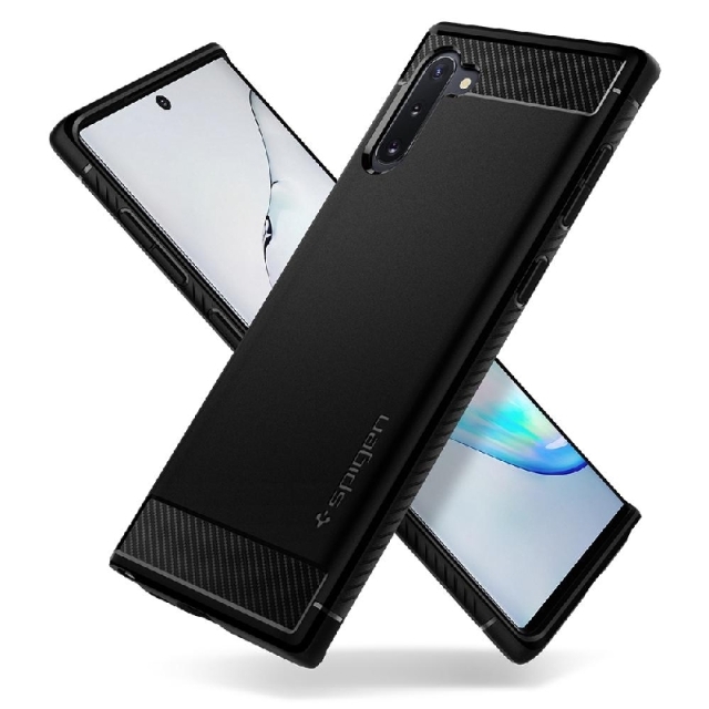 Прочный чехол SPIGEN для Galaxy Note 10 - Rugged Armor - Черный - 628CS27374