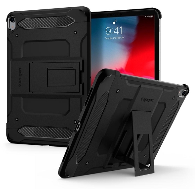 Прочный чехол SPIGEN для iPad Pro 11 (2018) - Tough Armor TECH - Черный - 067CS25221