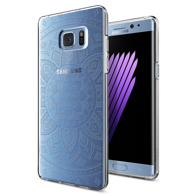 Чехол-капсула SPIGEN для Galaxy Note 7 - Liquid Shine - Прозрачное Солнце - 562CS20790