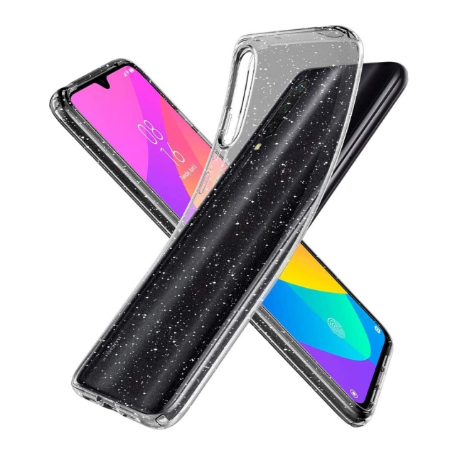 Чехол-капсула SPIGEN для Xiaomi Mi 9 Lite - Liquid Crystal - Прозрачный кварц - S52CS26402