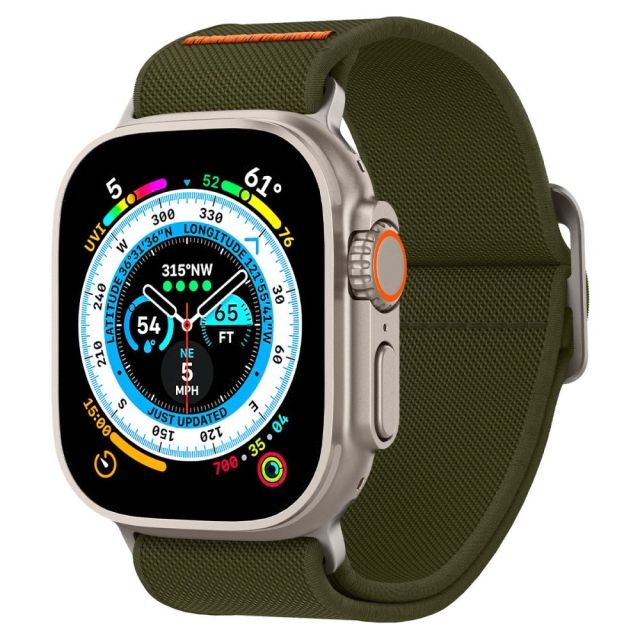 Ремешок SPIGEN для Apple Watch (49/45/44/42 mm) - Lite Fit Ultra - Зеленый - AMP05985