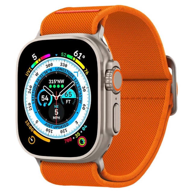 Ремешок SPIGEN для Apple Watch (49/45/44/42 mm) - Lite Fit Ultra - Оранжевый - AMP05986