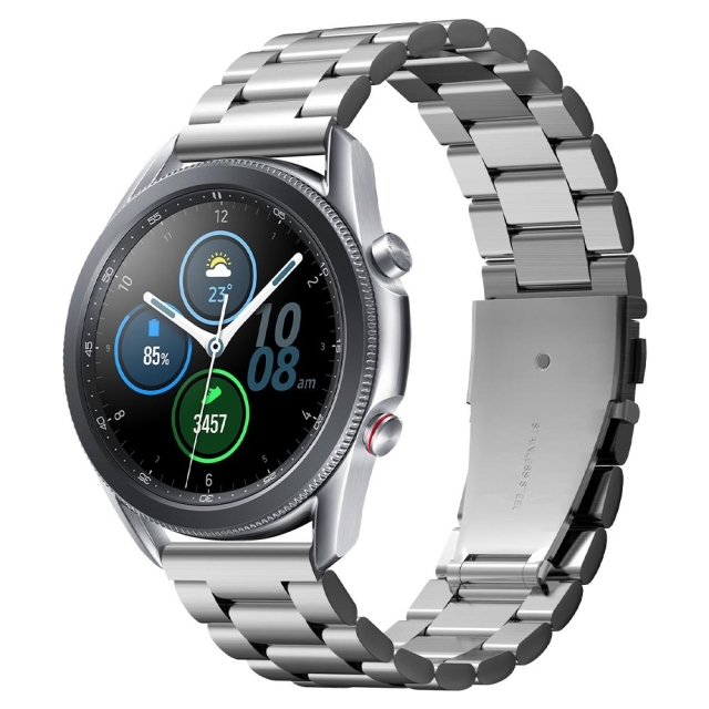 Ремешок SPIGEN для Galaxy Watch 3 (45mm) - Modern Fit (22mm) - Серебристый - 600WB24981