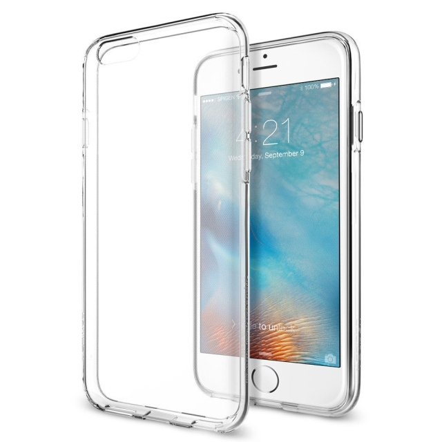 Силиконовый чехол SPIGEN для iPhone 6s / 6 - Liquid Crystal - Прозрачный - SGP11596