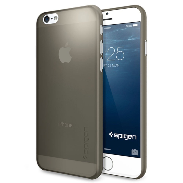 Оригинальный чехол SPIGEN для iPhone 6s / 6 - Air Skin - Серый - SGP11079