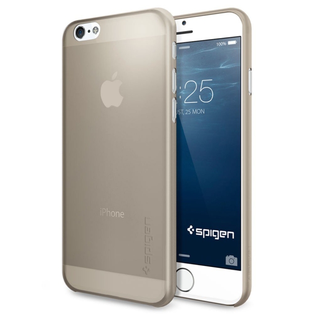 Оригинальный чехол SPIGEN для iPhone 6s / 6 - Air Skin - Шампань - SGP11082