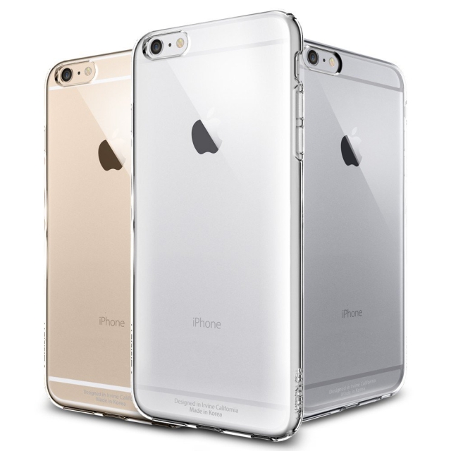 Силиконовый чехол SPIGEN для iPhone 6s Plus / 6 Plus - Capsule - Прозрачный - SGP10886