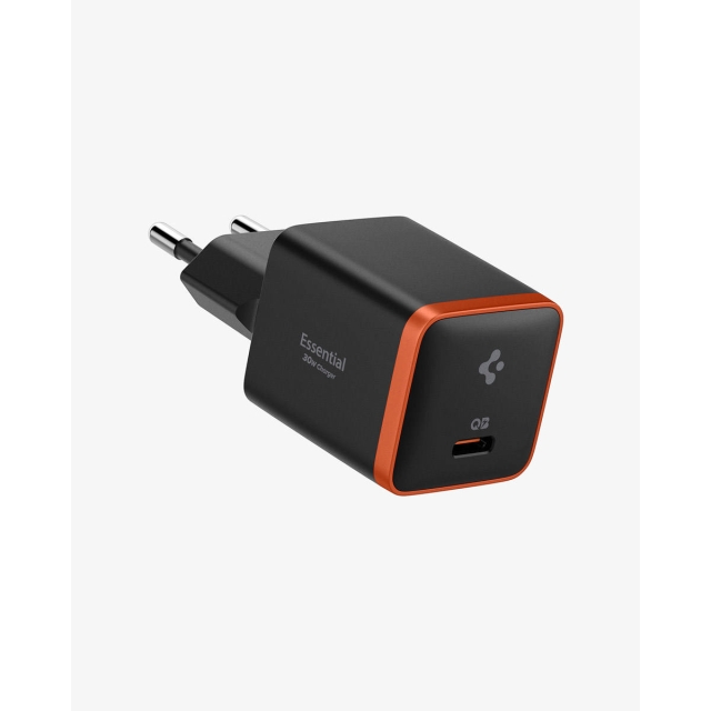 Сетевое зарядное устройство SPIGEN - ArcStation Essential Wall Charger 30W - Черный - ACH08448