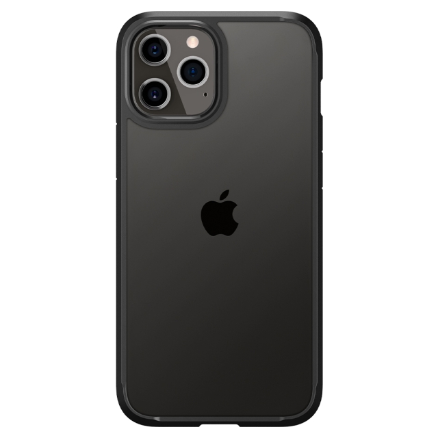 Чехол SPIGEN для iPhone 12 / iPhone 12 Pro - Crystal Hybrid - Черный - ACS01521