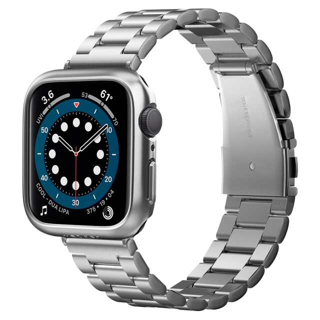 Чехол SPIGEN для Apple Watch SE 2022/6/SE/5/4 (44 mm) - Thin Fit - Серый - ACS02957