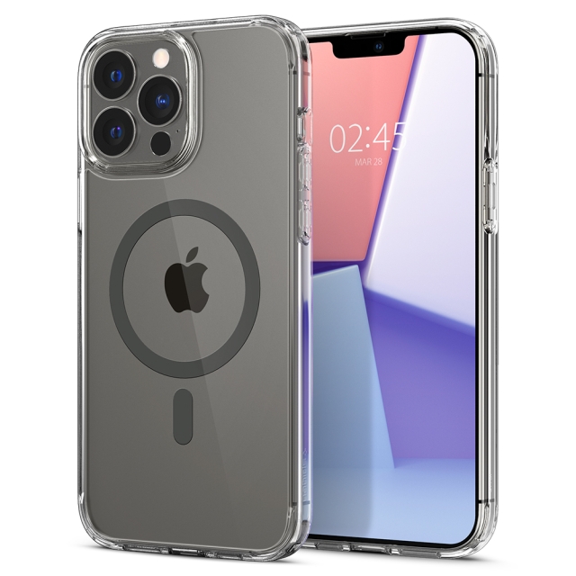 Чехол SPIGEN для iPhone 13 Pro Max - Crystal Hybrid (MagFit) - Серый - ACS03244