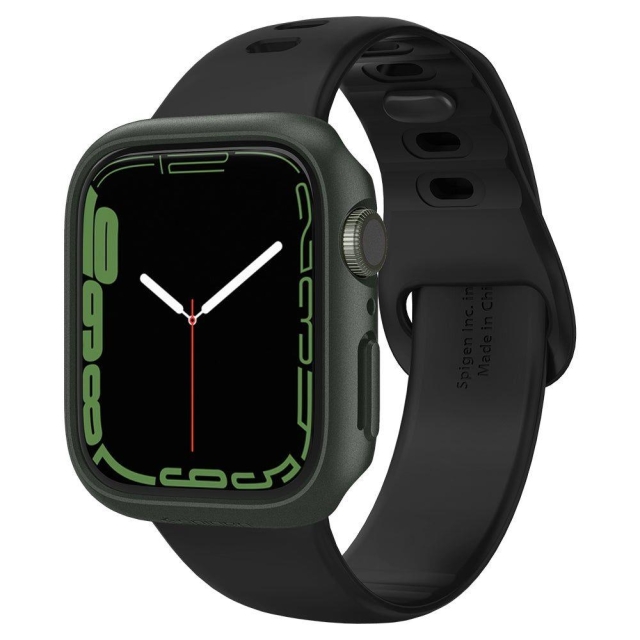 Чехол SPIGEN для Apple Watch 9/8/7 (45 mm) - Thin Fit - Зеленый - ACS04175