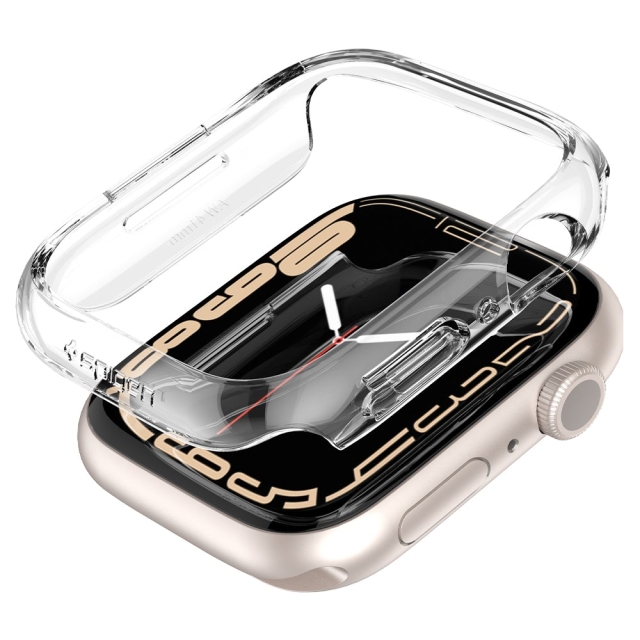 Чехол SPIGEN для Apple Watch 9/8/7 (41 mm) - Thin Fit - Прозрачный - ACS04187