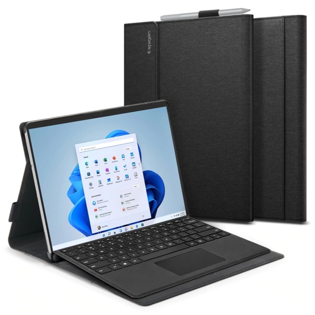 Чехол SPIGEN для Microsoft Surface Pro 9/8 - Stand Folio - Черный - ACS04207