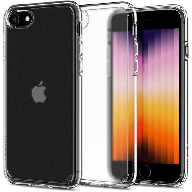 Чехол SPIGEN для iPhone SE (2022/2020)/8/7 - Ultra Hybrid - Прозрачный - ACS04354