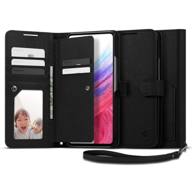 Чехол-книжка SPIGEN для Galaxy A53 5G - Wallet S - Черный - ACS04412
