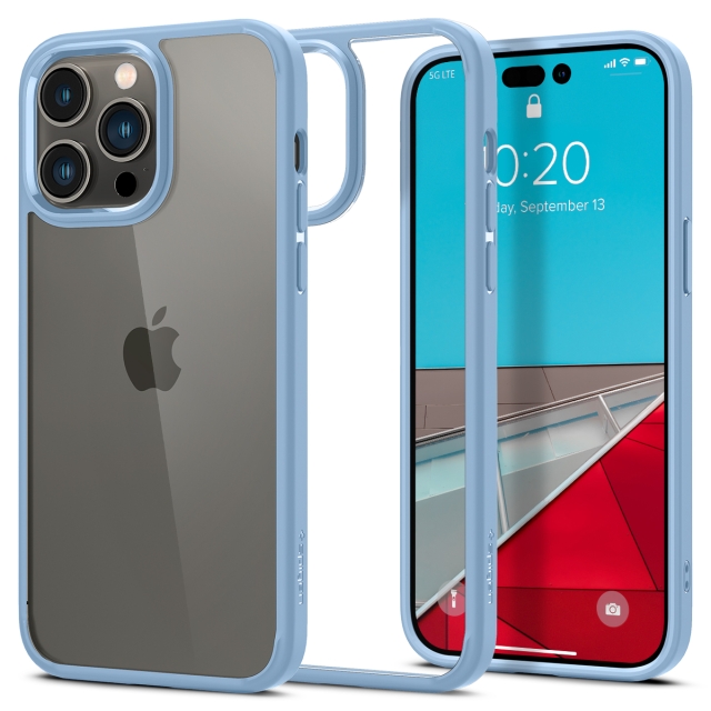 Чехол SPIGEN для iPhone 14 Pro Max - Crystal Hybrid - Голубой - ACS04640