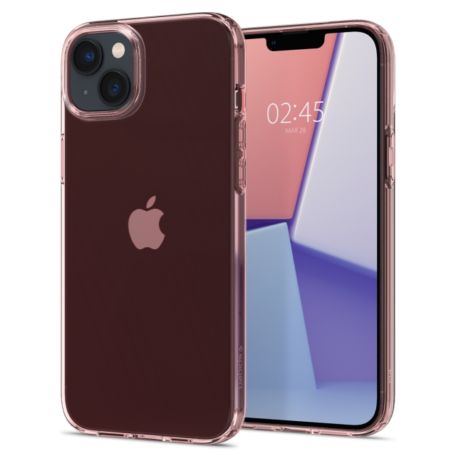 Чехол SPIGEN для iPhone 14 Plus - Crystal Flex - Прозрачный/Розовый - ACS04652