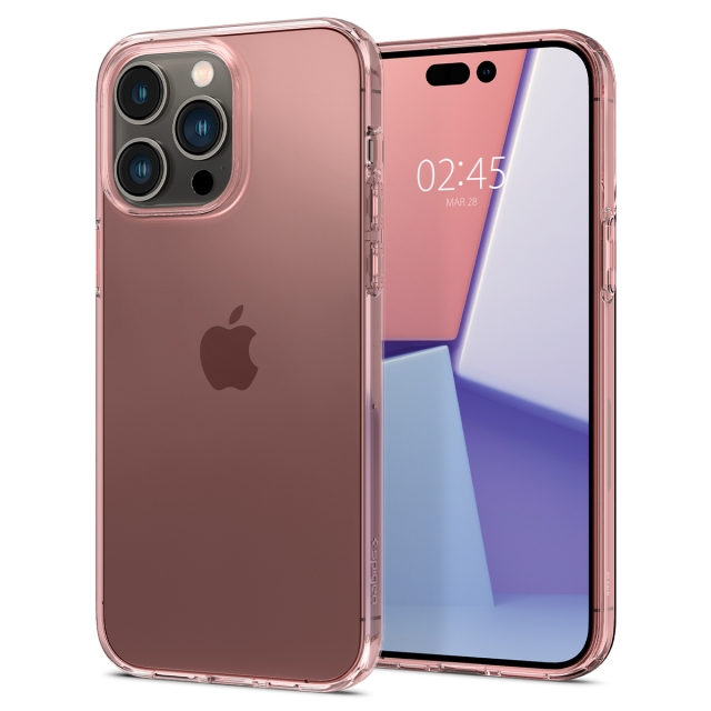 Чехол SPIGEN для iPhone 14 Pro - Crystal Flex - Прозрачный/Розовый - ACS04665