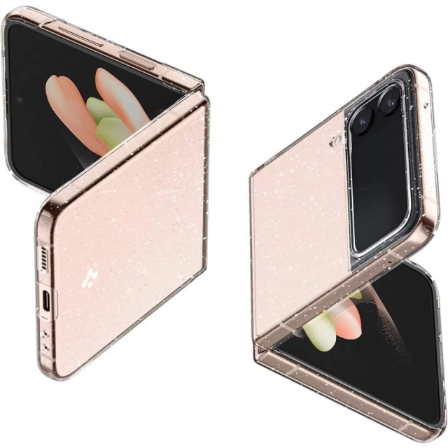 Чехол SPIGEN для Galaxy Z Flip 4 - Air Skin Glitter - Прозрачный - ACS05113