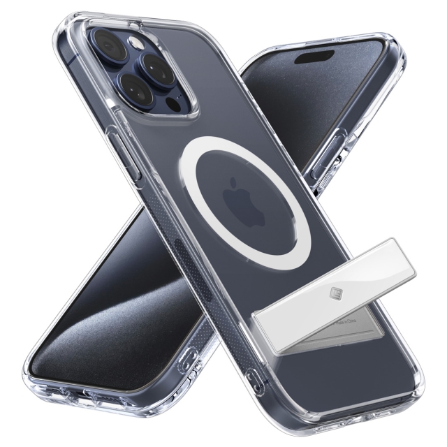 Чехол SPIGEN Caseology для iPhone 15 Pro - Capella MagSafe Kickstand - Белый - ACS06757