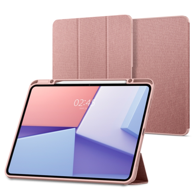 Чехол-подставка SPIGEN для iPad Pro 13 (2024) - Urban Fit - Розовый/Золотой - ACS07011