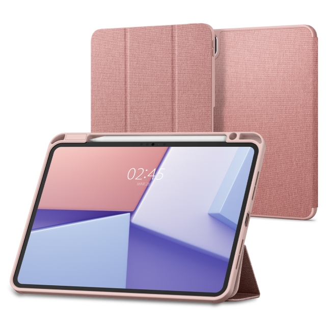 Чехол-подставка SPIGEN для iPad Pro 11 (2024) - Urban Fit - Розовый/Золотой - ACS07021