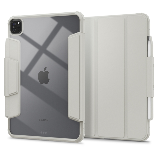 Чехол-подставка SPIGEN для iPad Pro 11 (2024) - Air Skin Pro - Серый - ACS07024