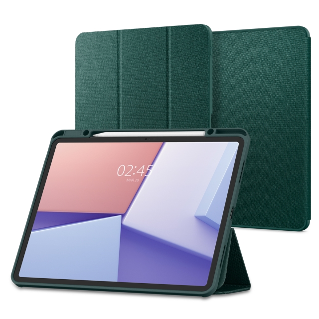 Чехол-подставка SPIGEN для iPad Air 13 (2024) - Urban Fit - Зеленый - ACS07672