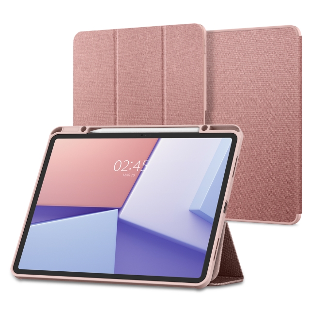 Чехол-подставка SPIGEN для iPad Air 13 (2024) - Urban Fit - Розовый/Золотой - ACS07673