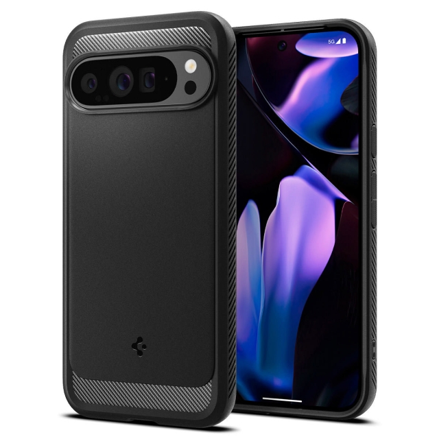 Чехол SPIGEN для Google Pixel 9 Pro XL - Rugged Armor - Черный Матовый - ACS07719