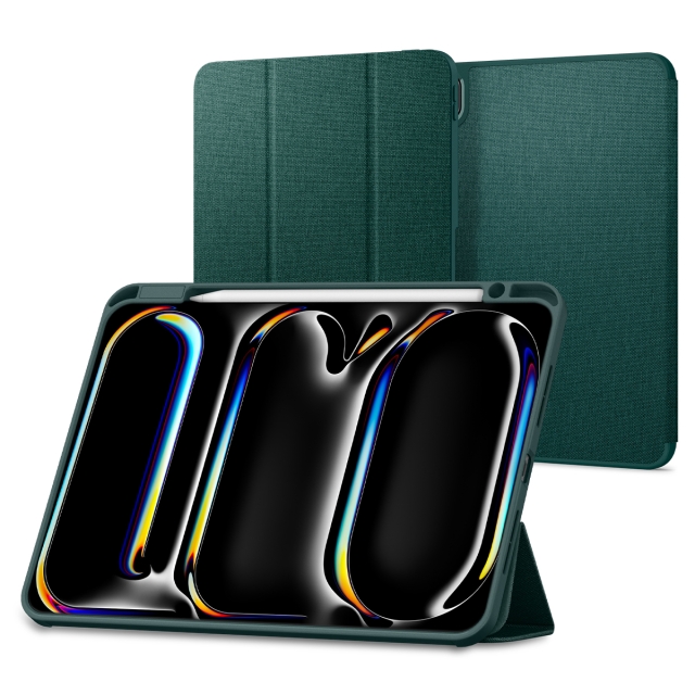 Чехол-подставка SPIGEN для iPad Pro 11 (2024) - Urban Fit - Зеленый - ACS07759