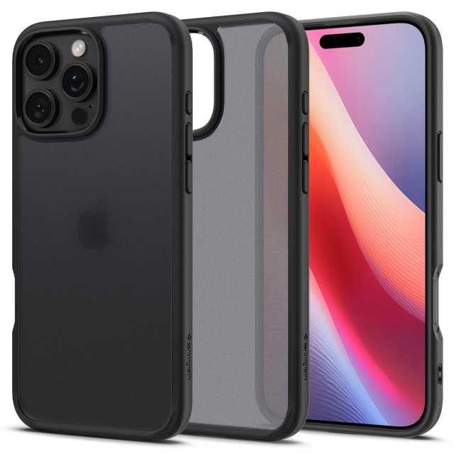 Чехол SPIGEN для iPhone 16 Pro - Ultra Hybrid - Черный - ACS08124