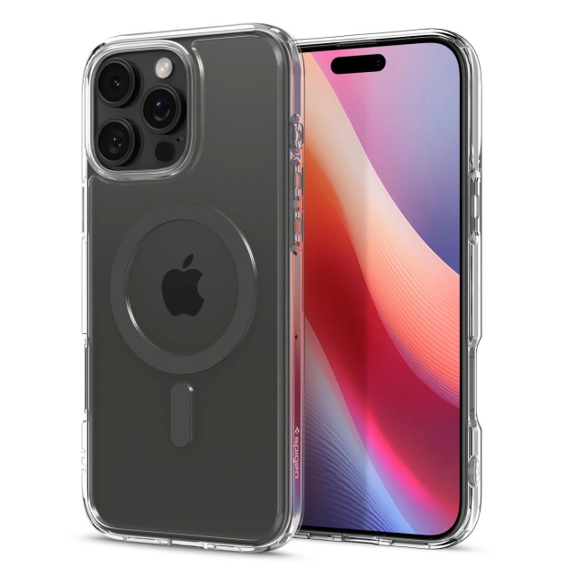 Чехол SPIGEN для iPhone 16 Pro - Ultra Hybrid MagSafe - Прозрачный Серый - ACS08130