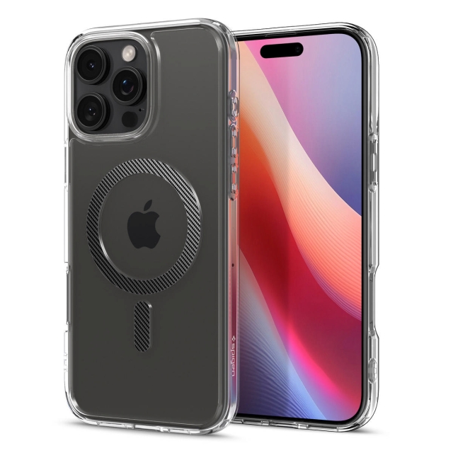 Чехол SPIGEN для iPhone 16 Pro - Ultra Hybrid MagSafe - Прозрачный Карбон - ACS08131