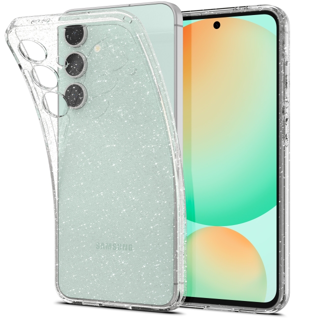 Чехол SPIGEN для Galaxy S24 FE - Liquid Crystal Glitter - Прозрачный/Блестки - ACS08617